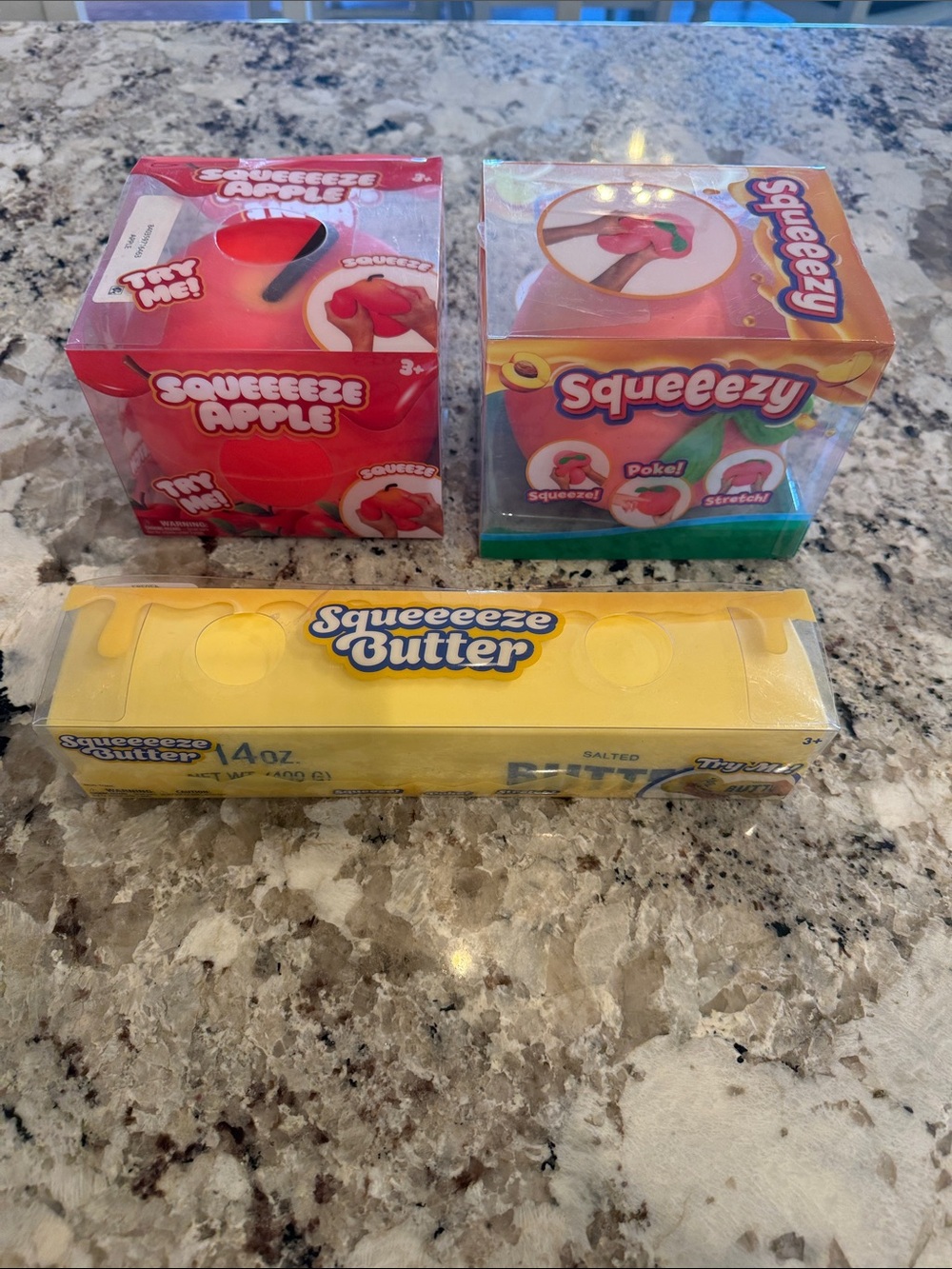Squeezeeze Apple, butter and peach bundle